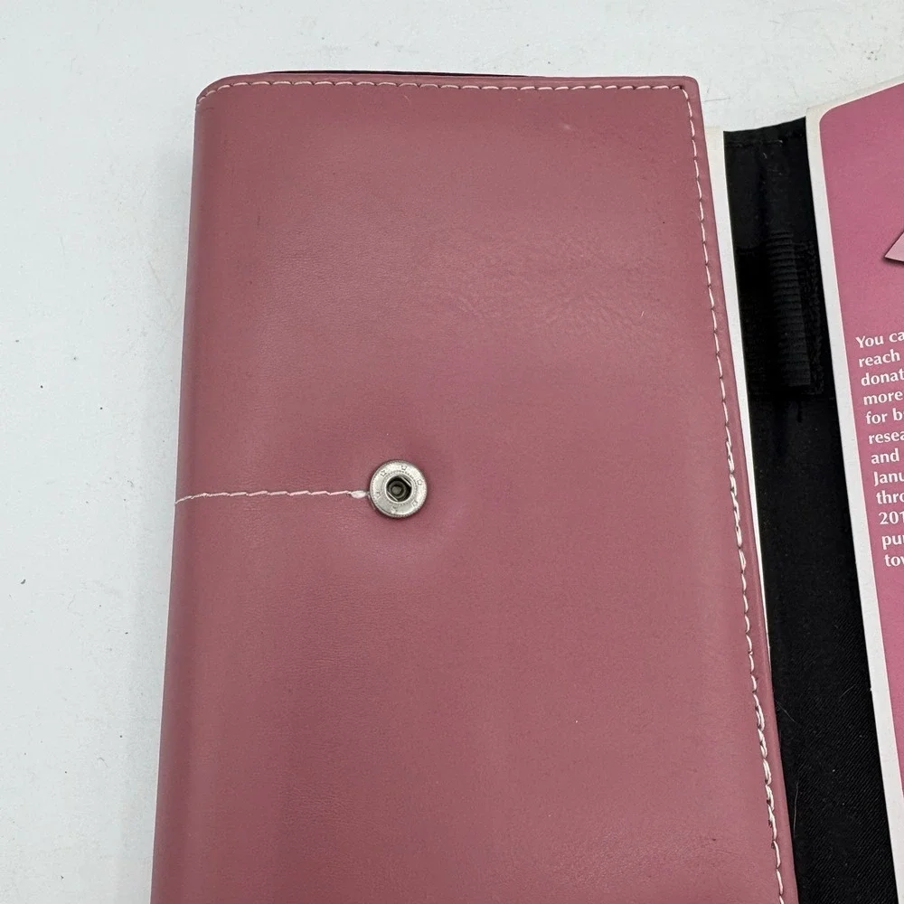 Rolodex Business Card Book Holder 72‎ Capacity Tri Fold Pink